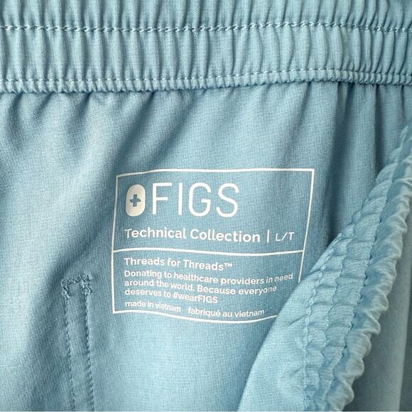Figs Mens Mens LARGE TALL Slim Cairo Scrub Bottoms Pants Cool Blue FreeX - Picture 4 of 4